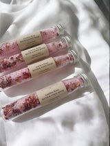 Bath salt soak test tubes: Rose