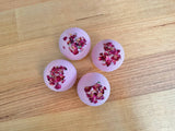 Handmade Rose Geranium Goat Milk Bath Bomb: Shrink Wrapped