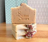 Handmade Lemon Myrtle Goat Milk Soap: Shrink Wrapped