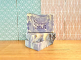 Handmade Lavender Goat Milk Soap: Paper Band