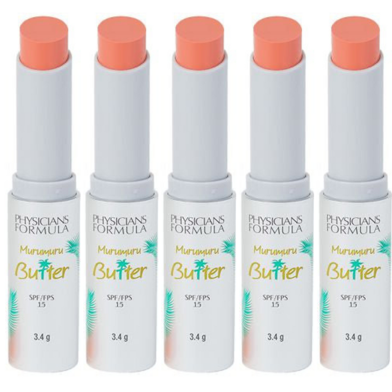 5x Physicians Formula, Murumuru Butter Lip Cream, SPF 15, Guava Mama