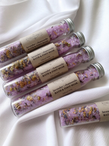 Bath salt soak test tubes: Rose
