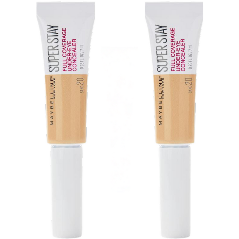 2x Maybelline Super Stay Under Eye Liquid Concealer - Sand 20