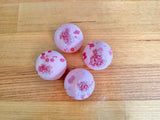Handmade Rose Quartz Goat Milk Bath Bomb: Shrink Wrapped