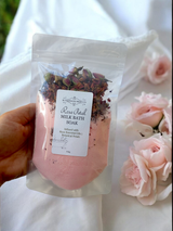 Milk Bath Soaks: Rose petal