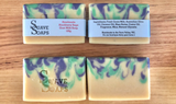Handmade Amethyst Goat Milk Soap: Paper Band