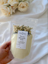 Milk Bath Soaks: Rose petal