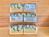 Handmade Strawberry and Cream Goat Milk Soap: Shrink Wrapped