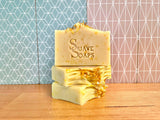 Handmade Sweet Orange Goat Milk Soap: Shrink Wrapped
