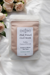 Pink french clay mask