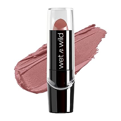 Wet n Wild -  Silkfinish Lipstick - Dark Pink Frost